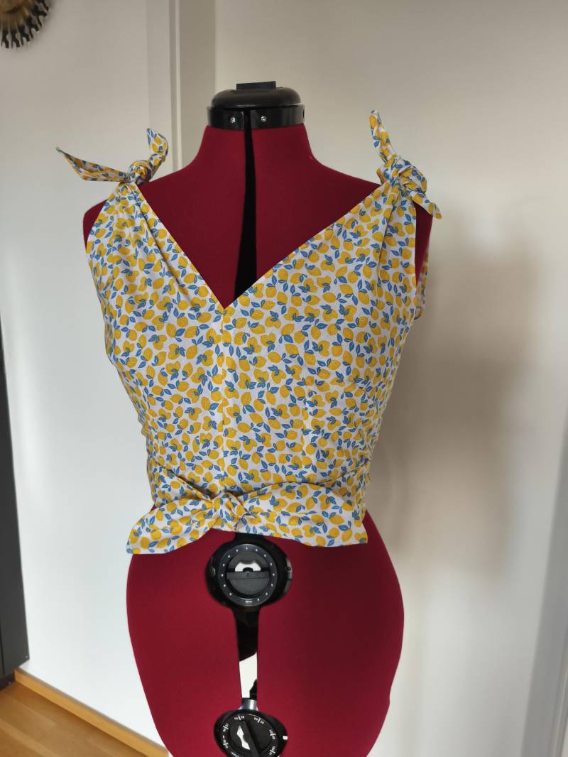 Bluse 50S Stil Rockabilly Top Vintage von VintiArt