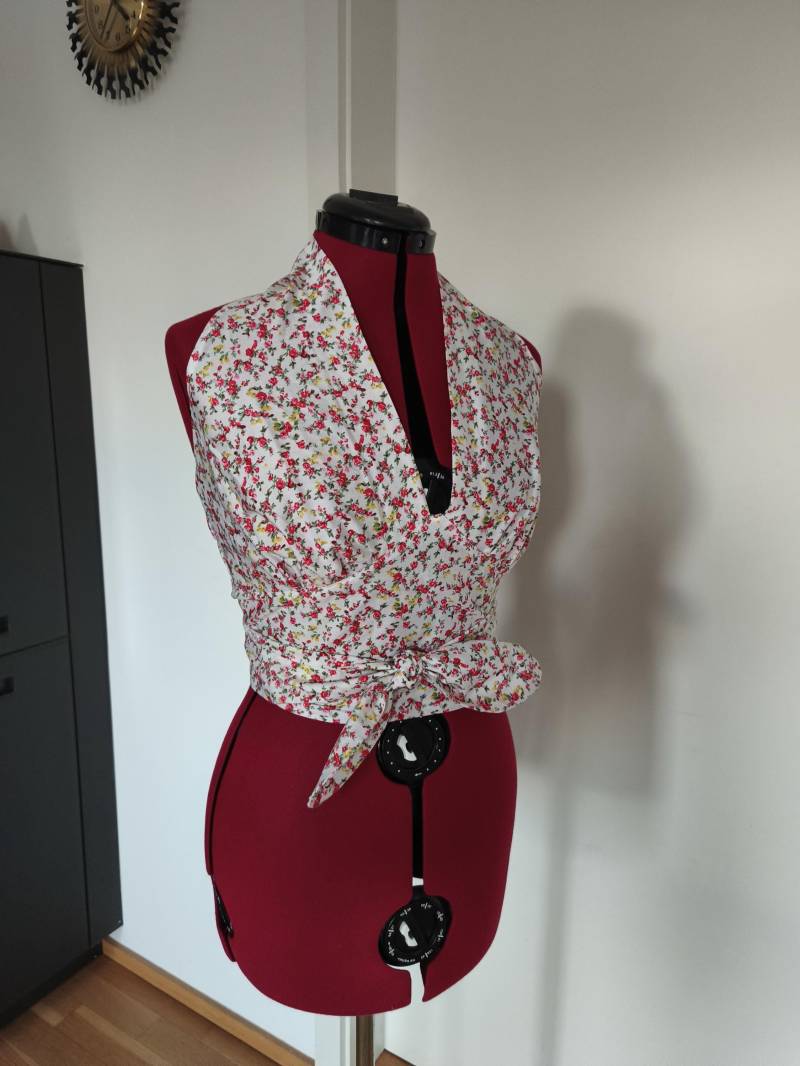 Bluse 50S Stil Rockabilly Top Vintage von VintiArt