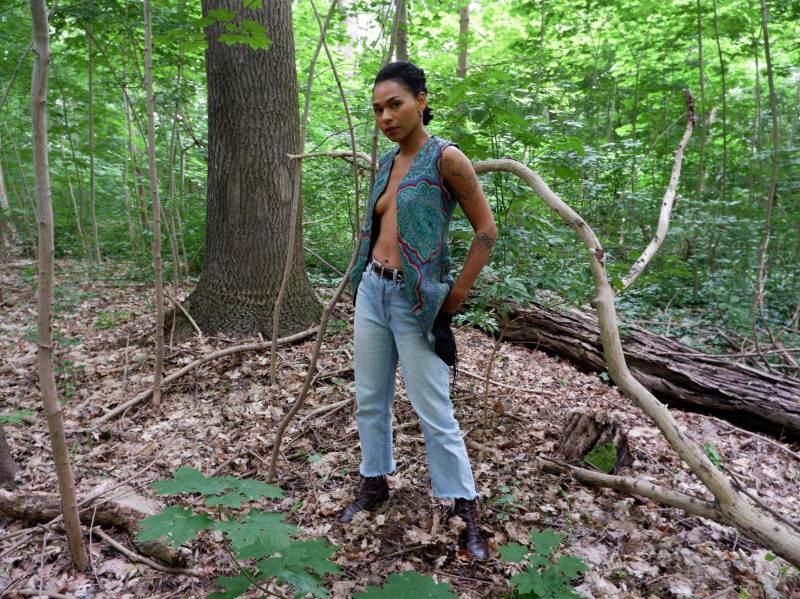 Handgefertigte Lange Wendeweste Mit Fransen Größe Xs von VintiVintageStudio