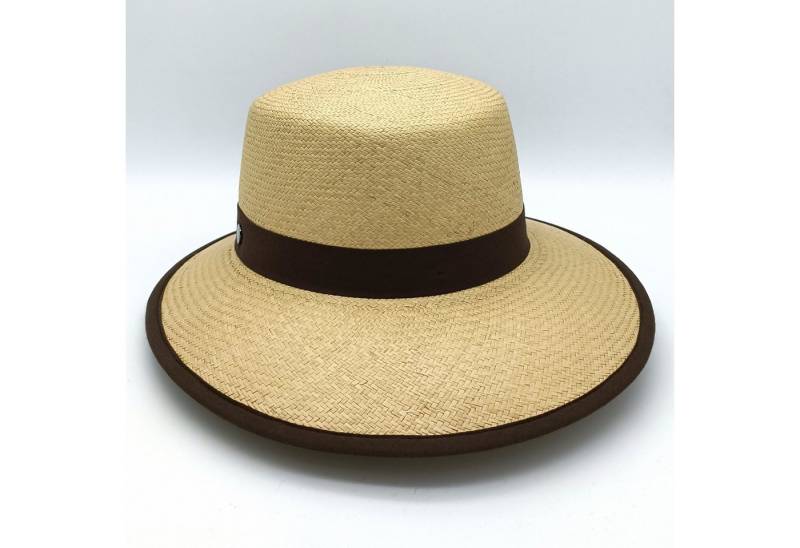 Vintimilla Strohhut Damen Panama Visera stone / cafe Vintimilla Strohhut Damen Panama Visera stone / cafe von Vintimilla