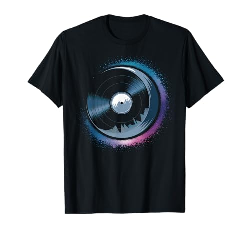 Vinyl Geschenk Herren Damen Plattenspieler Retro Vintage T-Shirt Vinyl Geschenk Herren Damen Plattenspieler Retro Vintage T-Shirt von Vinyl Tshirt Herren Schallplatten Player Musik
