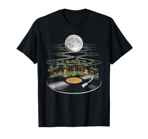 Vinyl Geschenk Herren Damen Plattenspieler Retro Vintage T-Shirt Vinyl Geschenk Herren Damen Plattenspieler Retro Vintage T-Shirt von Vinyl Tshirt Herren Schallplatten Player Musik