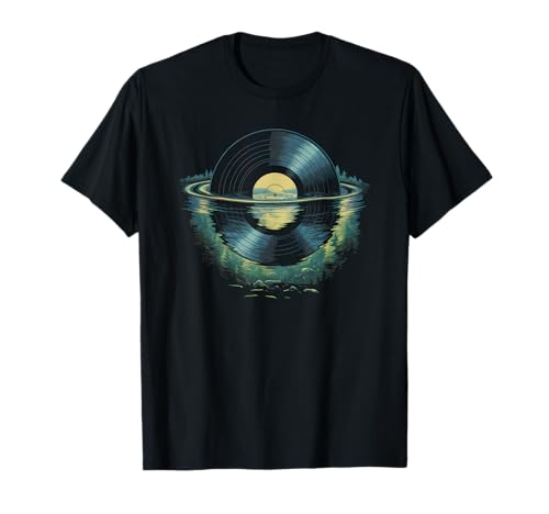 Vinyl Geschenk Herren Damen Plattenspieler Retro Vintage T-Shirt Vinyl Geschenk Herren Damen Plattenspieler Retro Vintage T-Shirt von Vinyl Tshirt Herren Schallplatten Player Musik
