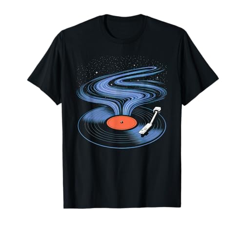 Vinyl Geschenk Herren Damen Plattenspieler Retro Vintage T-Shirt Vinyl Geschenk Herren Damen Plattenspieler Retro Vintage T-Shirt von Vinyl Tshirt Herren Schallplatten Player Musik
