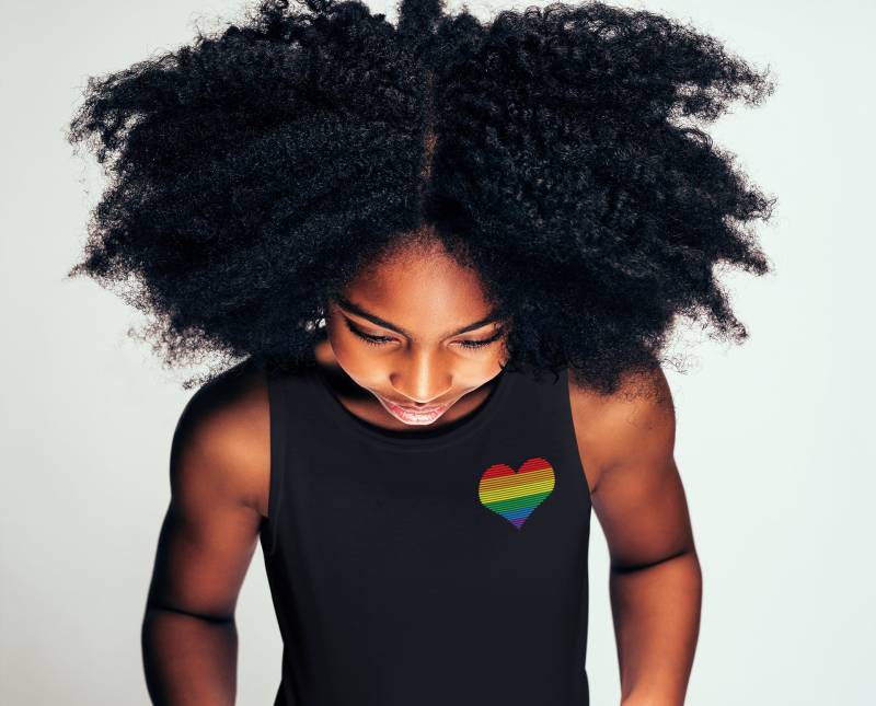 Subtile Stolz Tank Top Bestickt Kleidung Gay Pride Shirt Bekleidung Subtil Lgbt Queer von VinylMusings