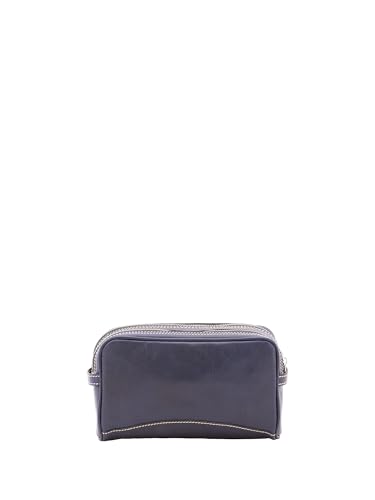 Viola Castellani Unisex Clutch aus echtem Leder Made in Italy 24 x 18 x 7 cm NAN-4401-BLU von Viola Castellani