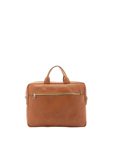 Viola Castellani Unisex-Handtasche aus echtem Leder, hergestellt in Italien, 37 x 27 x 6 cm, NAN-4317-MIELE Viola Castellani Unisex-Handtasche aus echtem Leder, hergestellt in Italien, 37 x 27 x 6 cm, NAN-4317-MIELE von Viola Castellani