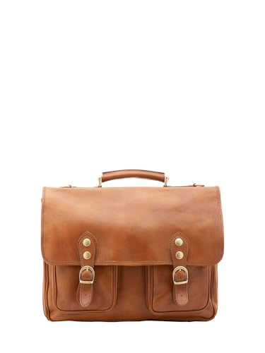 Viola Castellani Unisex Handtasche aus echtem Leder Made in Italy 25 x 38 x 10 cm NAN-4015-MIELE Viola Castellani Unisex Handtasche aus echtem Leder Made in Italy 25 x 38 x 10 cm NAN-4015-MIELE von Viola Castellani