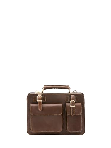 Viola Castellani Unisex Handtasche aus echtem Leder Made in Italy 32 x 23 x 10 cm NAN-4506 - TEA_DI_MORO Viola Castellani Unisex Handtasche aus echtem Leder Made in Italy 32 x 23 x 10 cm NAN-4506 - TEA_DI_MORO von Viola Castellani