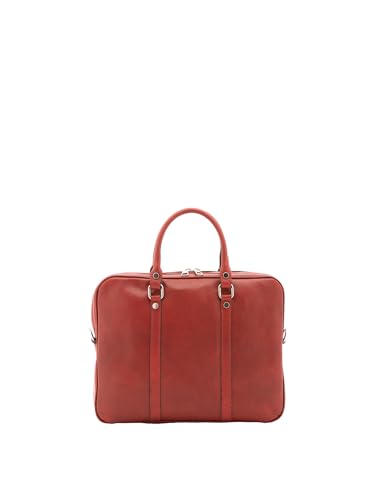 Viola Castellani Unisex Handtasche aus echtem Leder Made in Italy 37 x 31 x 6 cm NAN-4540-rot Viola Castellani Unisex Handtasche aus echtem Leder Made in Italy 37 x 31 x 6 cm NAN-4540-rot von Viola Castellani