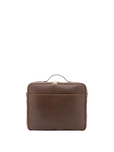 Viola Castellani Unisex Handtasche aus echtem Leder Made in Italy 38 x 32 x 6 cm NAN-4542-TESTA_DI_MORO Viola Castellani Unisex Handtasche aus echtem Leder Made in Italy 38 x 32 x 6 cm NAN-4542-TESTA_DI_MORO von Viola Castellani