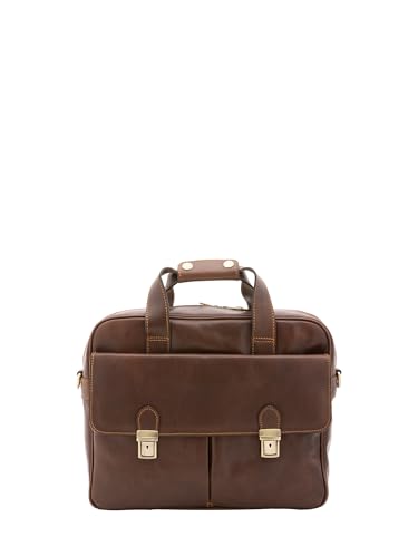 Viola Castellani Unisex Handtasche aus echtem Leder Made in Italy 38 x 36 x 10 cm NAN-4575-TESTA_DI_MORO Viola Castellani Unisex Handtasche aus echtem Leder Made in Italy 38 x 36 x 10 cm NAN-4575-TESTA_DI_MORO von Viola Castellani