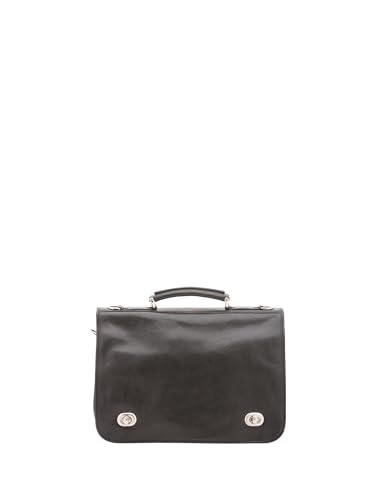 Viola Castellani Unisex Handtasche aus echtem Leder Made in Italy 39 x 28 x 10 cm NAN-4512 schwarz Viola Castellani Unisex Handtasche aus echtem Leder Made in Italy 39 x 28 x 10 cm NAN-4512 schwarz von Viola Castellani