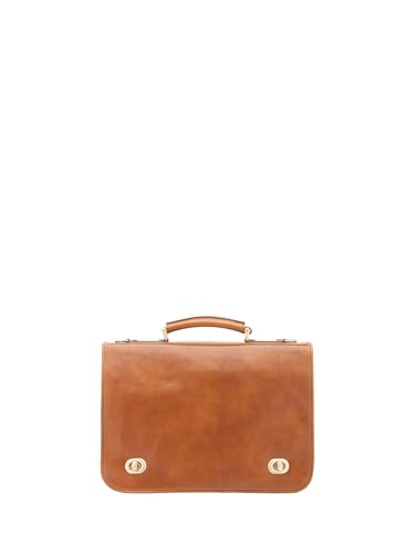 Viola Castellani Unisex Handtasche aus echtem Leder Made in Italy 39x28x10 cm NAN-4512-MIELE Viola Castellani Unisex Handtasche aus echtem Leder Made in Italy 39x28x10 cm NAN-4512-MIELE von Viola Castellani