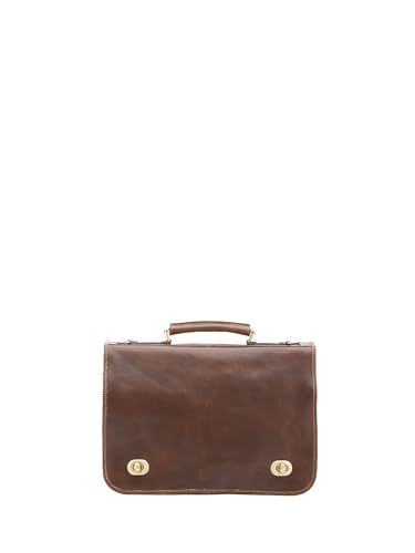 Viola Castellani Unisex Handtasche aus echtem Leder Made in Italy 39x28x10 cm NAN-4512-TESTA_DI_MORO Viola Castellani Unisex Handtasche aus echtem Leder Made in Italy 39x28x10 cm NAN-4512-TESTA_DI_MORO von Viola Castellani