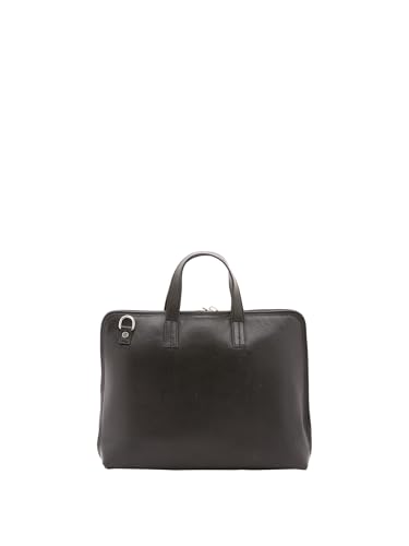 Viola Castellani Unisex Handtasche aus echtem Leder Made in Italy 40 x 30 x 5 cm NAN-4453 schwarz Viola Castellani Unisex Handtasche aus echtem Leder Made in Italy 40 x 30 x 5 cm NAN-4453 schwarz von Viola Castellani