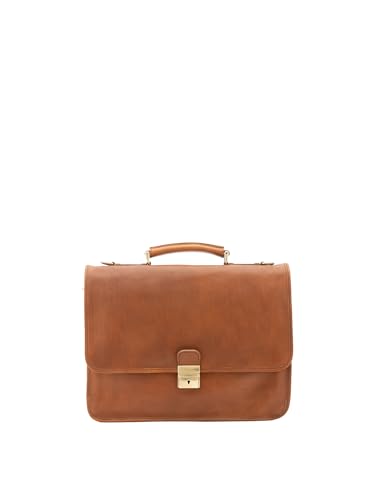 Viola Castellani Unisex Handtasche aus echtem Leder Made in Italy 40 x 30 x 6 cm NAN-4017-MIELE Viola Castellani Unisex Handtasche aus echtem Leder Made in Italy 40 x 30 x 6 cm NAN-4017-MIELE von Viola Castellani