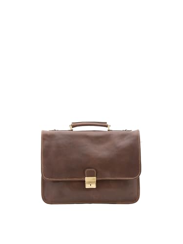 Viola Castellani Unisex Handtasche aus echtem Leder Made in Italy 40 x 30 x 6 cm NAN-4017 - TEA_DI_MORO Viola Castellani Unisex Handtasche aus echtem Leder Made in Italy 40 x 30 x 6 cm NAN-4017 - TEA_DI_MORO von Viola Castellani