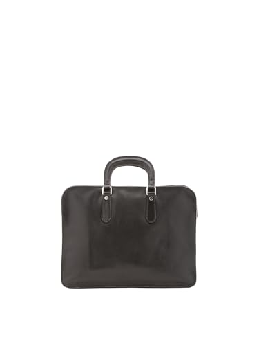 Viola Castellani Unisex Handtasche aus echtem Leder Made in Italy 40 x 30 x 8 cm NAN-4410 schwarz Viola Castellani Unisex Handtasche aus echtem Leder Made in Italy 40 x 30 x 8 cm NAN-4410 schwarz von Viola Castellani