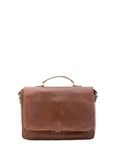 Viola Castellani Unisex Handtasche aus echtem Leder Made in Italy 40 x 30 x 9 cm NAN-4576-Braun Viola Castellani Unisex Handtasche aus echtem Leder Made in Italy 40 x 30 x 9 cm NAN-4576-Braun von Viola Castellani