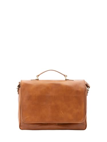 Viola Castellani Unisex Handtasche aus echtem Leder Made in Italy 40 x 30 x 9 cm NAN-4576-MIELE Viola Castellani Unisex Handtasche aus echtem Leder Made in Italy 40 x 30 x 9 cm NAN-4576-MIELE von Viola Castellani