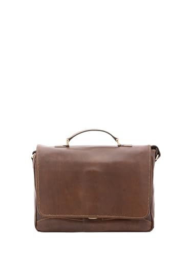 Viola Castellani Unisex Handtasche aus echtem Leder Made in Italy 40 x 30 x 9 cm NAN-4576 - TEA_DI_MORO Viola Castellani Unisex Handtasche aus echtem Leder Made in Italy 40 x 30 x 9 cm NAN-4576 - TEA_DI_MORO von Viola Castellani