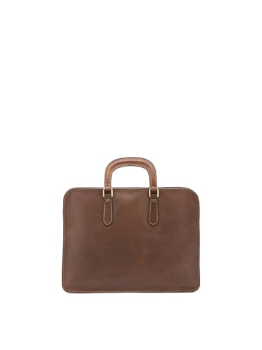Viola Castellani Unisex Handtasche aus echtem Leder Made in Italy 40x30x8 cm NAN-4410-TESTA_DI_MORO Viola Castellani Unisex Handtasche aus echtem Leder Made in Italy 40x30x8 cm NAN-4410-TESTA_DI_MORO von Viola Castellani