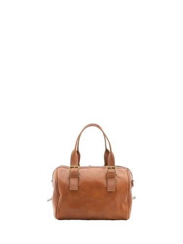 Viola Castellani Unisex Topcase aus echtem Leder, hergestellt in Italien, 29 x 27 x 13 cm, NAN-4528-MIELE von Viola Castellani