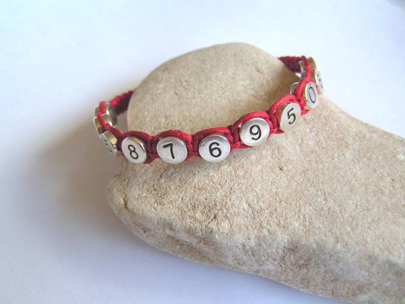 Personalisiertes Notfallkontakt-Gewebtes Armband Kinder -/Erwachsenen-Sicherheits-Id von ViolaMoonDesigns