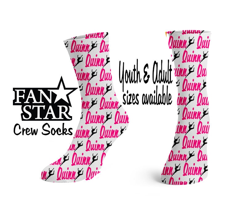 Personalisierte Turner Crew Socken, Benutzerdefinierte Gymnastik Erwachsenen - Oder Kindergröße, Perfektes Teamgeschenk, Glitzernd Schlicht, Jungen Personalisierte Turner Crew Socken, Benutzerdefinierte Gymnastik Erwachsenen - Oder Kindergröße, Perfektes Teamgeschenk, Glitzernd Schlicht, Jungen von VioletVictoriaSports