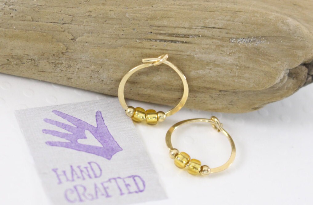 14Kt Gold Gefüllt Creolen Doppel Gelb Perle Endlose Runde Handgefertigt 14Kt Gold Gefüllt Creolen Doppel Gelb Perle Endlose Runde Handgefertigt von VioletandVirtue