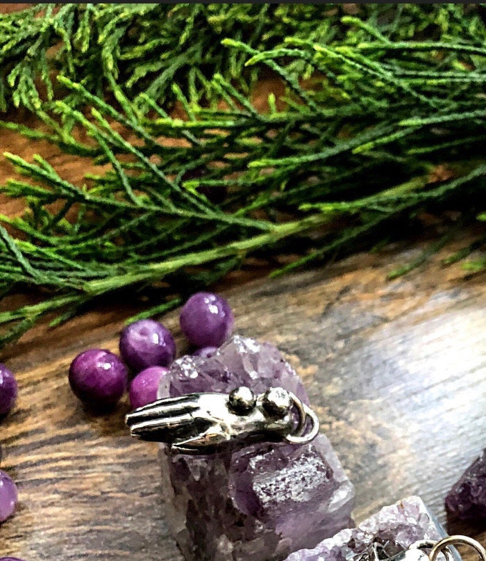 Hamsa, Sterling Anhänger, Glücksbringer Anhänger 2, 5cm Lang Mano De La Suerte Glücksanhänger Hamsa, Sterling Anhänger, Glücksbringer Anhänger 2, 5cm Lang Mano De La Suerte Glücksanhänger von Violetastorejewelry