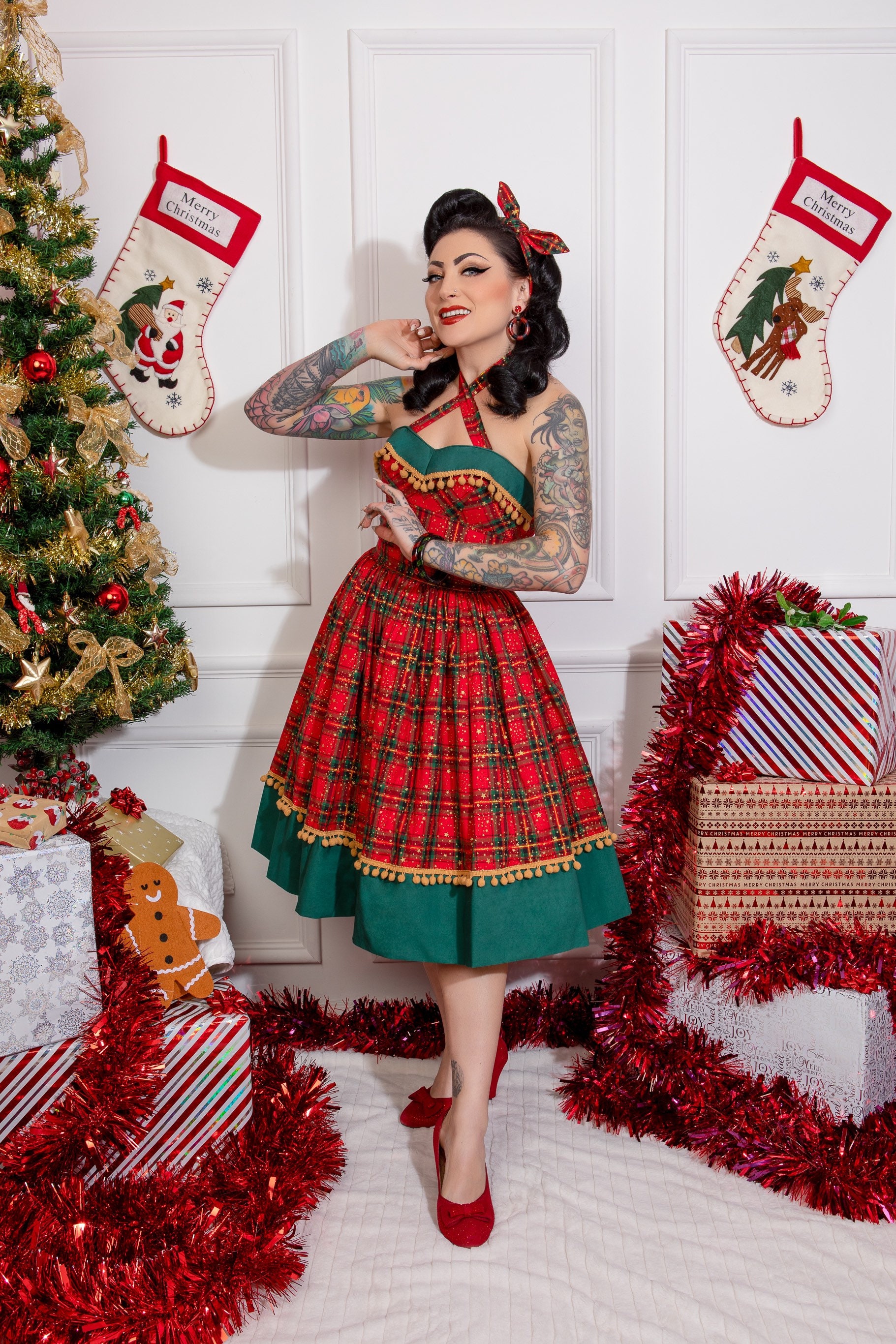 Tartan Weihnachts Set Tartan Weihnachts Set von VioletsinMay1945
