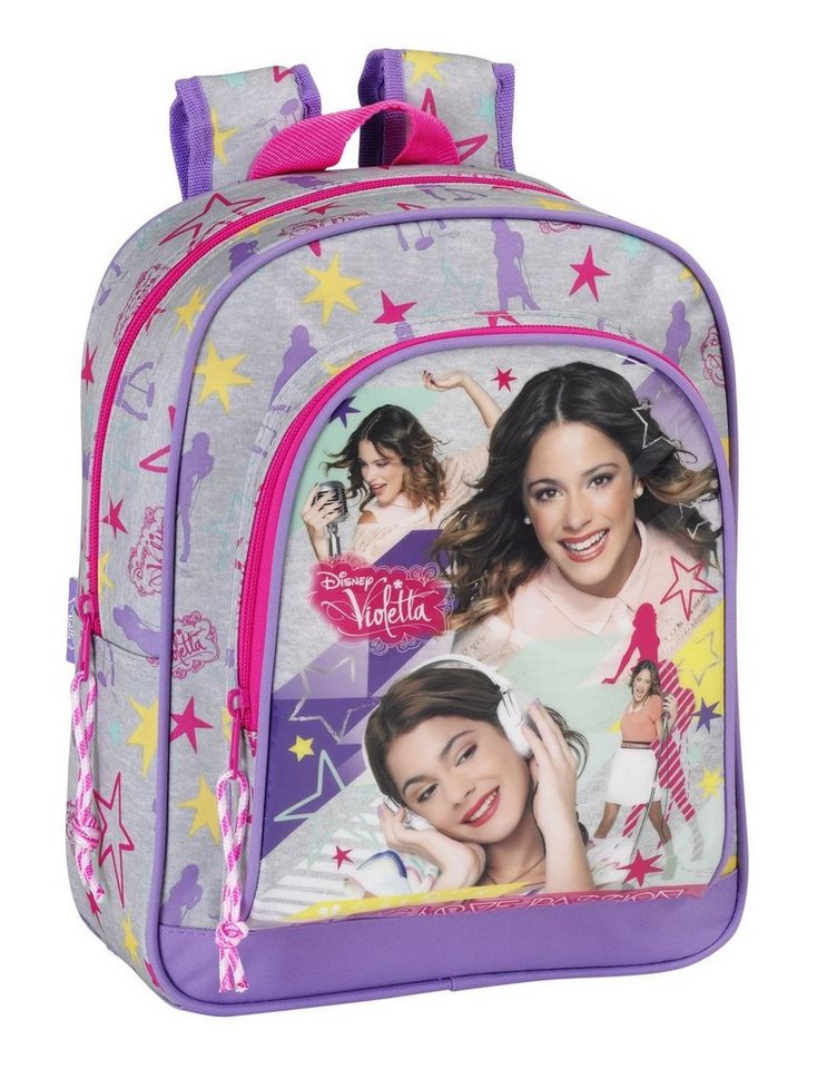 Violetta Kinderrucksack Disney Violetta - Kinder-rucksack, 31x28x4 cm (Reißverschluss, Mädchen), Schultergurt von Violetta