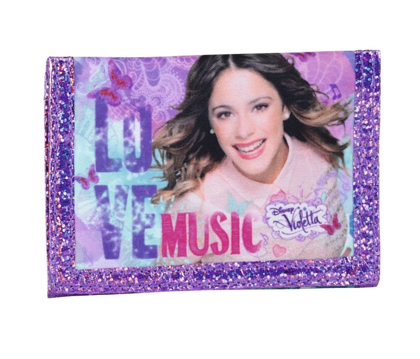 Violetta Mini Bag Disney Violetta - Geldbörse, 12,5x9,5 cm (Klettverschluss, Mädchen), Geringes-Gewicht von Violetta