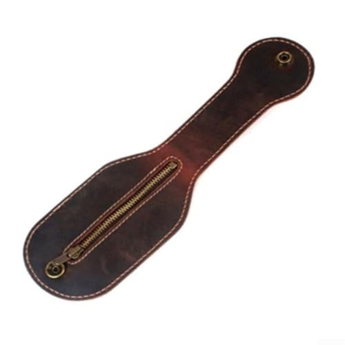 Münzaufbewahrungstasche mit praktischer Schlaufe zum Aufhängen, leicht und kompakt, perfekt für Outdoor-Ausflüge und den täglichen Gebrauch, braun von Violiica