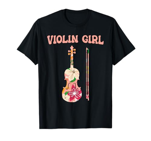 Violine Girl Violinistin Geiger Instrument - Klassik Geige T-Shirt von Violine Geschenke & Ideen