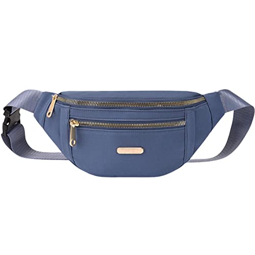 Multi Taschen Joggen Laufen Frauen Männer Gürteltasche Oxford Stoff Sport mit Reißverschluss(Blau) von Violotoris