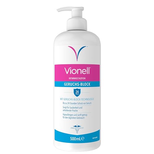 Vionell Intimwaschlotion Frauen Geruchs-Block, Für Die Tägliche Intimhygiene, Erfrischend, Mit Aloe Vera, bis zu 24 Stunden Geruchsschutz, 500 ml Vionell Intimwaschlotion Frauen Geruchs-Block, Für Die Tägliche Intimhygiene, Erfrischend, Mit Aloe Vera, bis zu 24 Stunden Geruchsschutz, 500 ml von Vionell