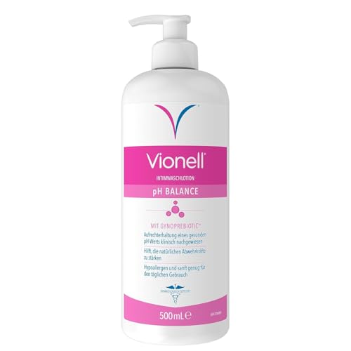Vionell Intimwaschlotion Frauen pH Balance, Für Die Tägliche Intimhygiene, Externe Intimpflege, Mit LactoPrebiotic, Stärkt Die Natürlichen Abwehrkräfte, 500 ml von Vionell