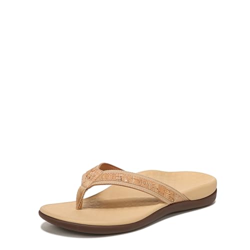 Vionic Damen Tide II Sandale, Goldkork, 41 EU von Vionic