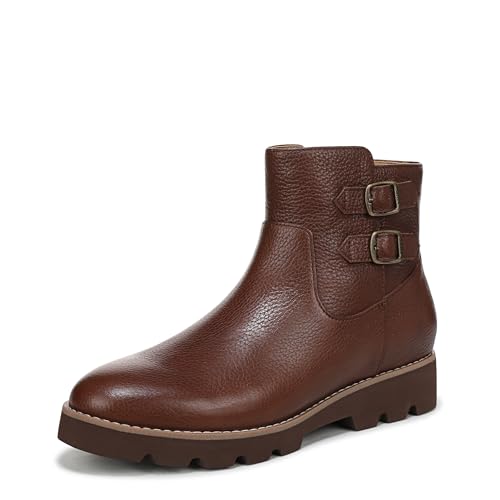 Vionic Carissa Damen-Stiefeletten mit Fußgewölbeunterstützung, Cobblestone Veganes Leder, 6 UK Wide von Vionic