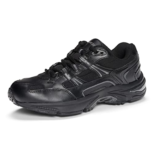 Vionic Damen 23WALK Sneaker, Schwarzes Leder, 39 EU Weit Vionic Damen 23WALK Sneaker, Schwarzes Leder, 39 EU Weit von Vionic