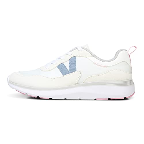 Vionic Damen Ayse Leather Textile White Trainer 37 EU von Vionic