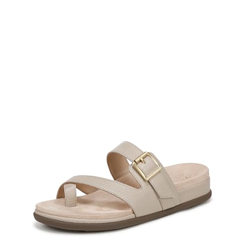 Vionic Damen Carmela Leder Oatmeal Sandalen 39 EU von Vionic