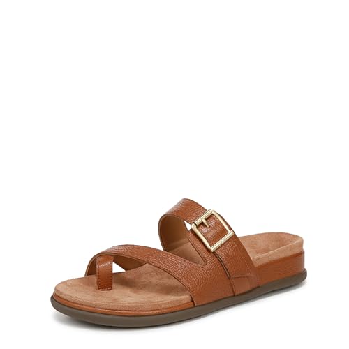 Vionic Damen Carmela Leder Tan Sandalen 40 EU von Vionic