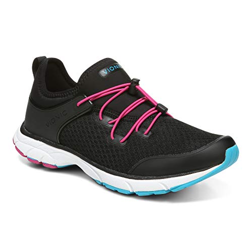 Vionic Damen Drift London Textile Synthetic Black Trainer 38.5 EU von Vionic