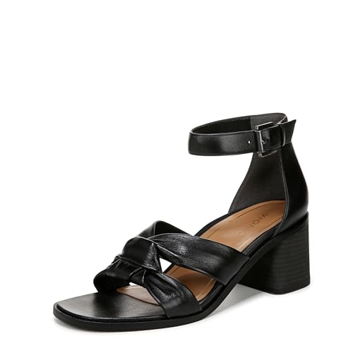 Vionic Damen Maia Sandale, Schwarzes TMB Leder, 38 EU von Vionic