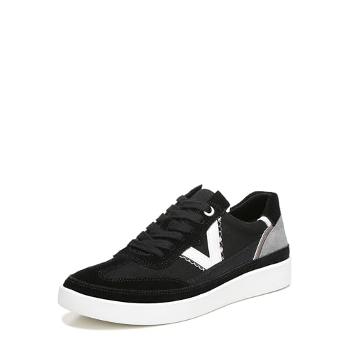 Vionic Damen Mylie Oxford, Schwarz Leinen, 36.5 EU von Vionic