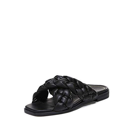 Vionic Damen Poppy Geflochtene Vio-Motion Einlegesohle Slide Sandale, Schwarz, 38 EU von Vionic